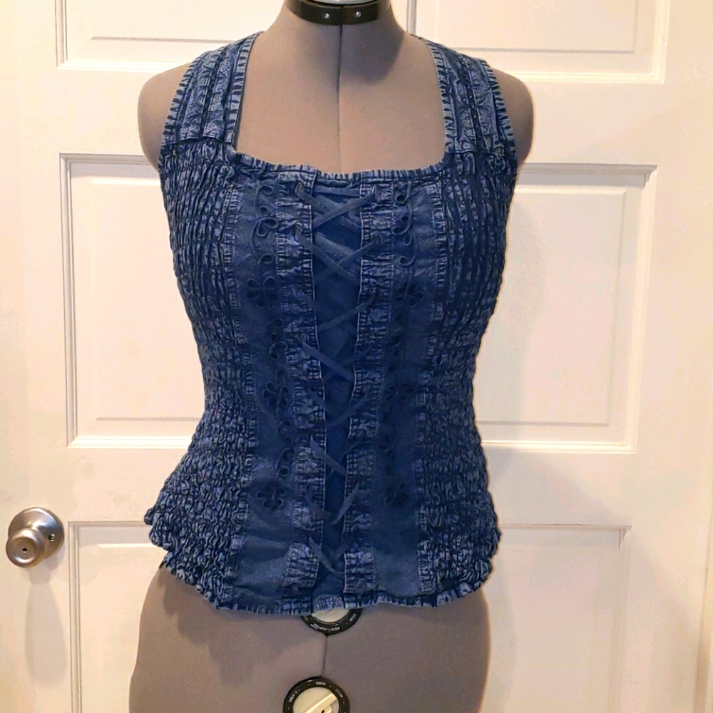 SCULLY Western Style Sleeveless Top